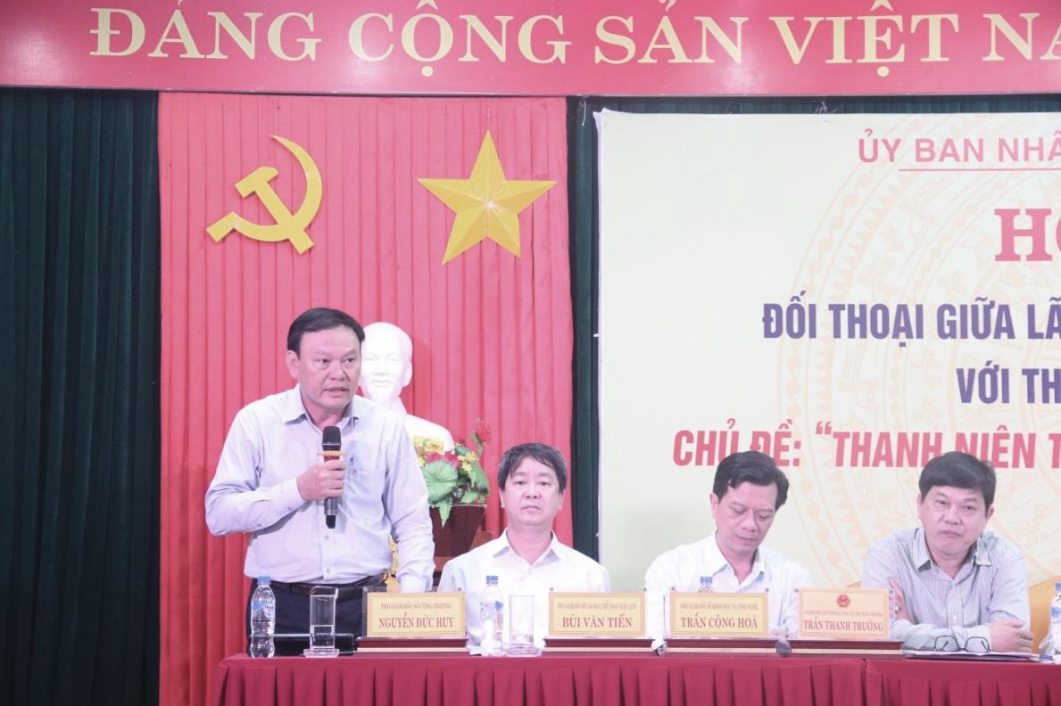 Phó Giám đốc Sở Công Thương Nguyễn Đức Huy phát biểu tại Hội nghị