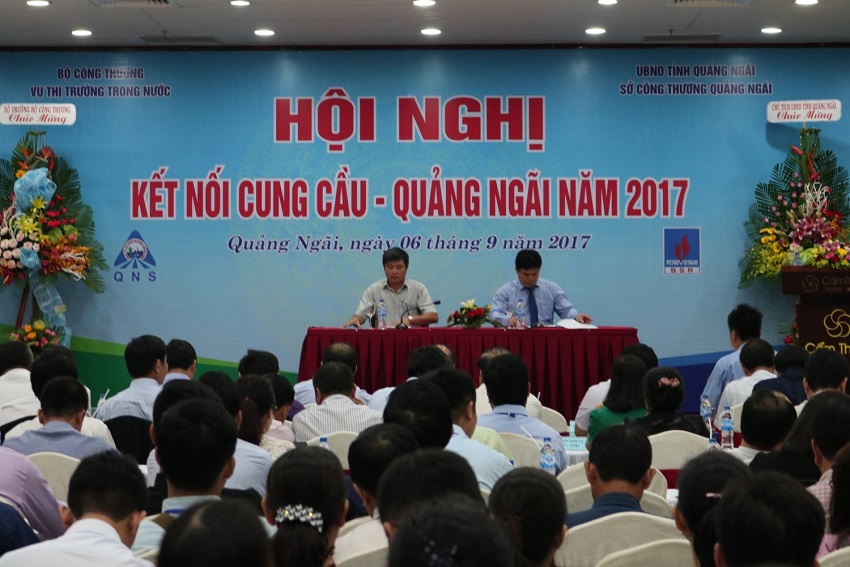 Toàn cảnh Hội nghị kết nối cung cầu tỉnh Quảng Ngãi