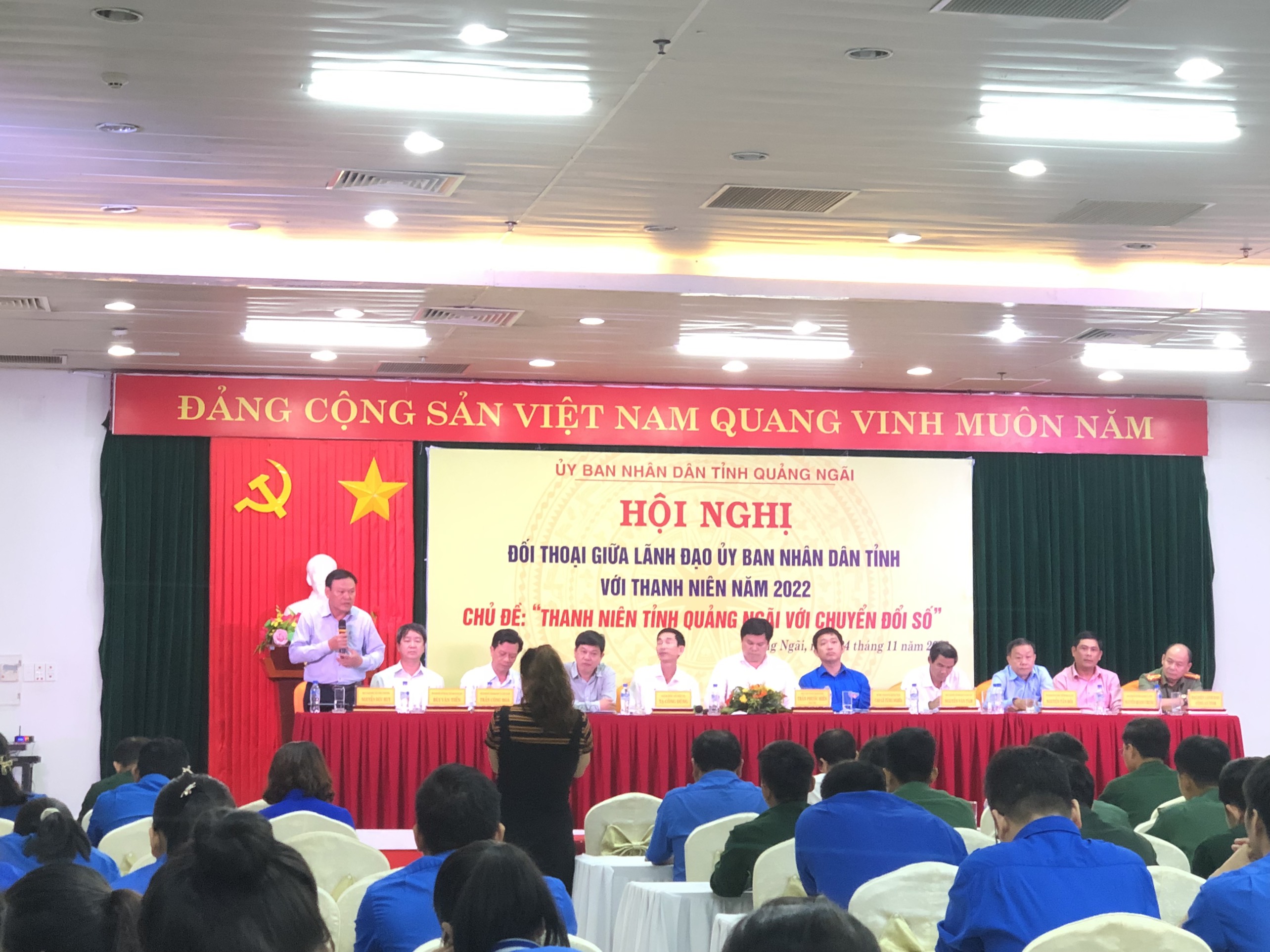 Sở Công Thương tham gia Hội nghị đối thoại giữa Lãnh đạo UBND tỉnh với thanh niên tỉnh Quảng Ngãi năm 2022