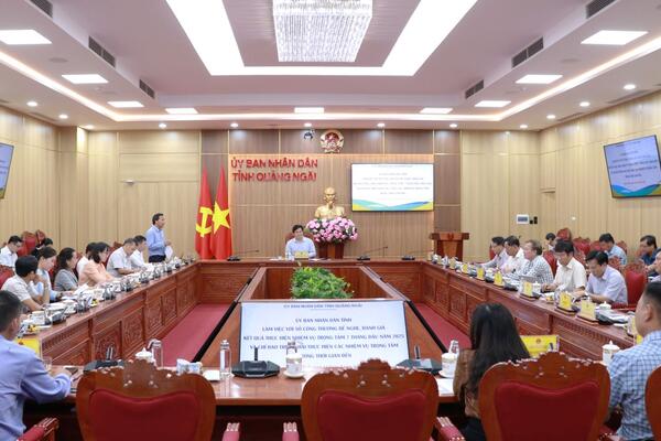 Phó Chủ tịch UBND tỉnh Trần Phước Hiền làm việc với Sở Công Thương về các nhiệm vụ trọng tâm trong thời gian tới