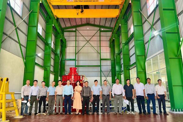 Sở Công Thương kiểm tra công tác nghiệm thu hoàn thành công trình thủy điện Long Sơn